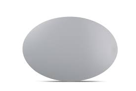 Tischset 45x30cm caoutchouc oval grau